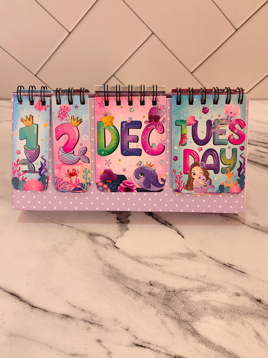 Kids Table Calender