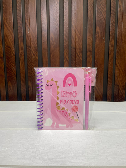 Mini Notebook with Pen (Dino Theme)
