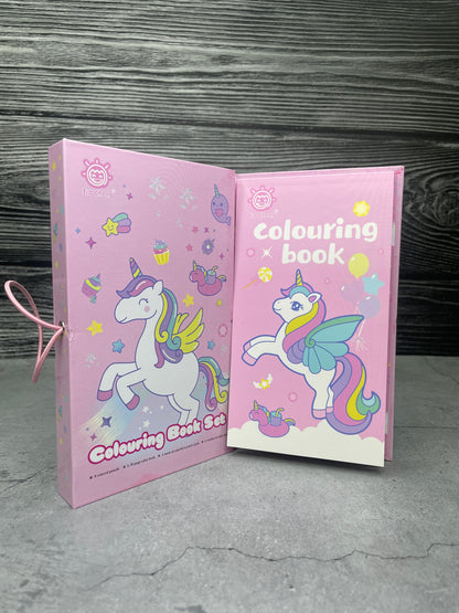 3 Fold Coloring Book Set