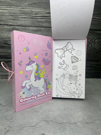 3 Fold Coloring Book Set