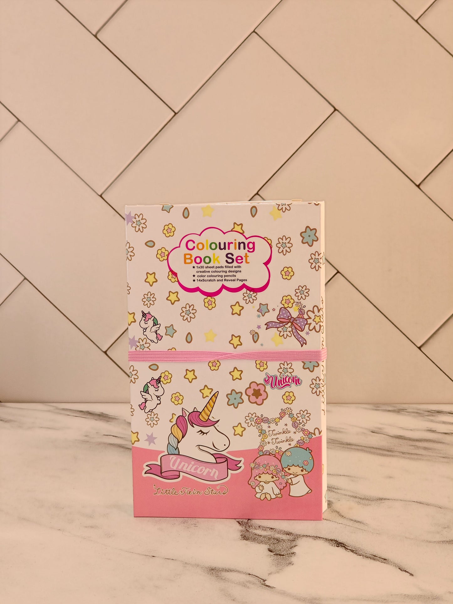 3 Fold Coloring Book Set
