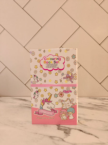 3 Fold Coloring Book Set