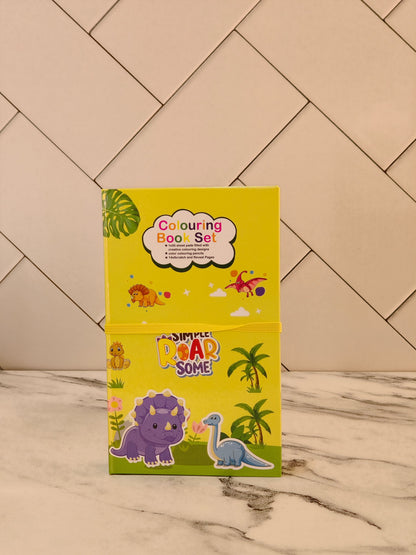 3 Fold Coloring Book Set